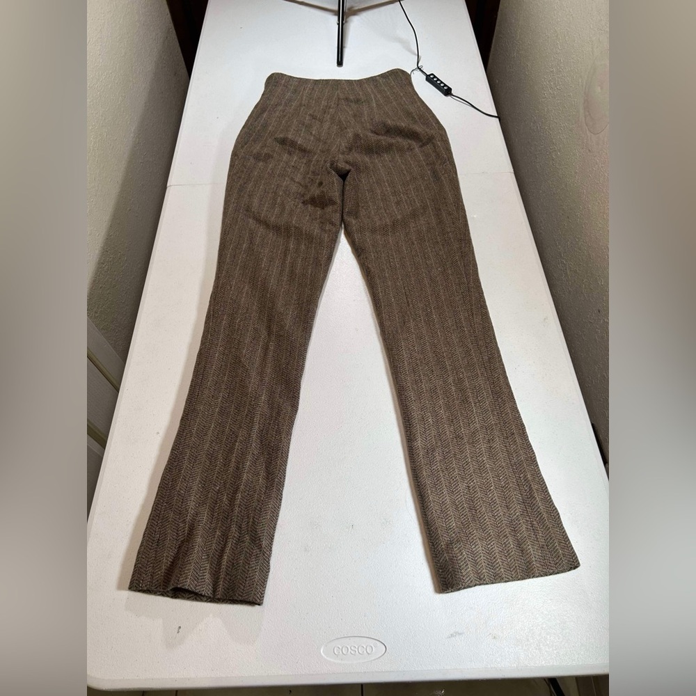 Ralph Lauren Purple Label Pants Women 8 Alpaca
Cashmere Herringbone windowpane